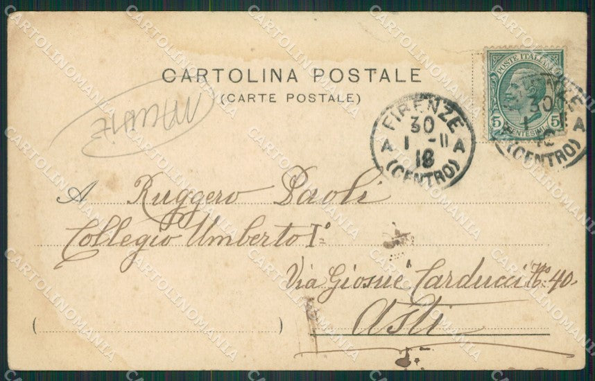 Firenze Città MACCHIE cartolina ZKM9323 – retro