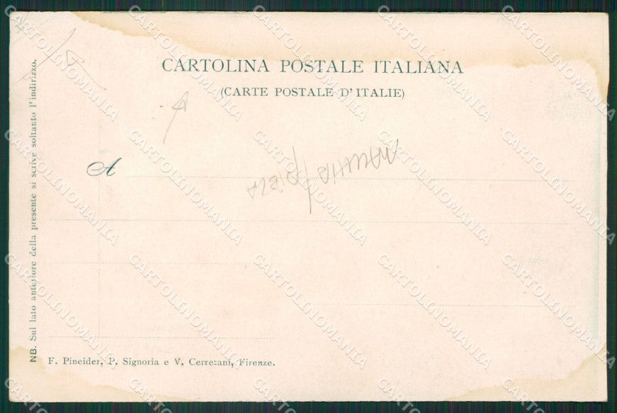 Firenze Città MACCHIE PIEGA cartolina ZKM9326 – retro