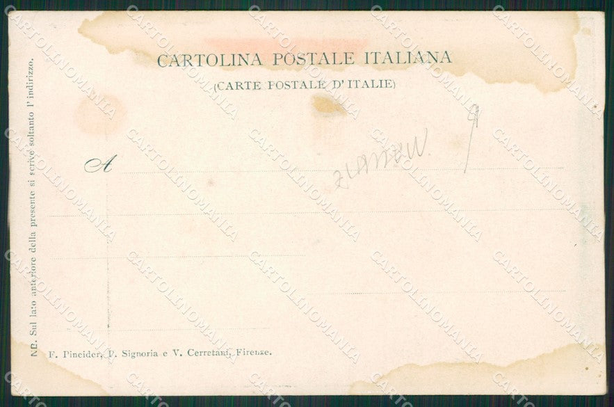 Firenze Città MACCHIE cartolina ZKM9333 – retro