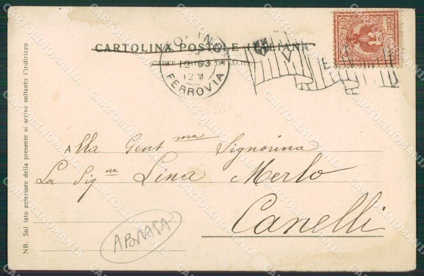 Firenze Città ABRASA cartolina ZKM9347 – retro
