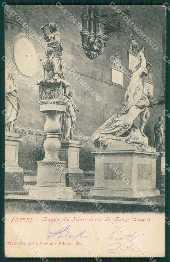 Firenze Città MACCHIE PIEGA cartolina ZKM9352 – fronte