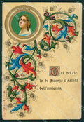Firenze Città Dante ABRASA PIEGA cartolina ZKM9353 – fronte