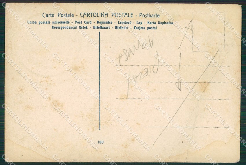 Firenze Città Dante ABRASA PIEGA cartolina ZKM9353 – retro