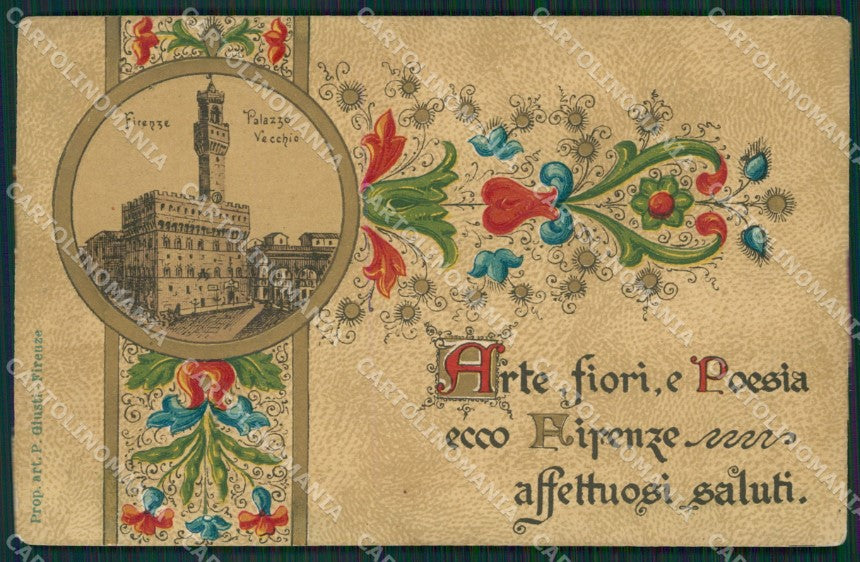 Firenze Città MACCHIA cartolina ZKM9357 – fronte