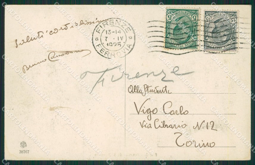 Firenze Fiesole cartolina ZKM9365 – retro