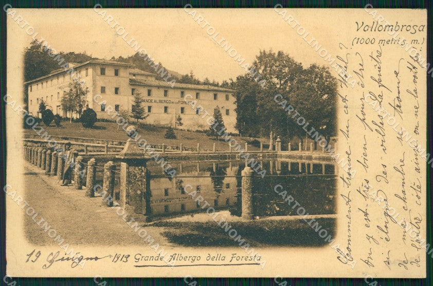 Firenze Reggello Vallombrosa cartolina ZKM9373 – fronte