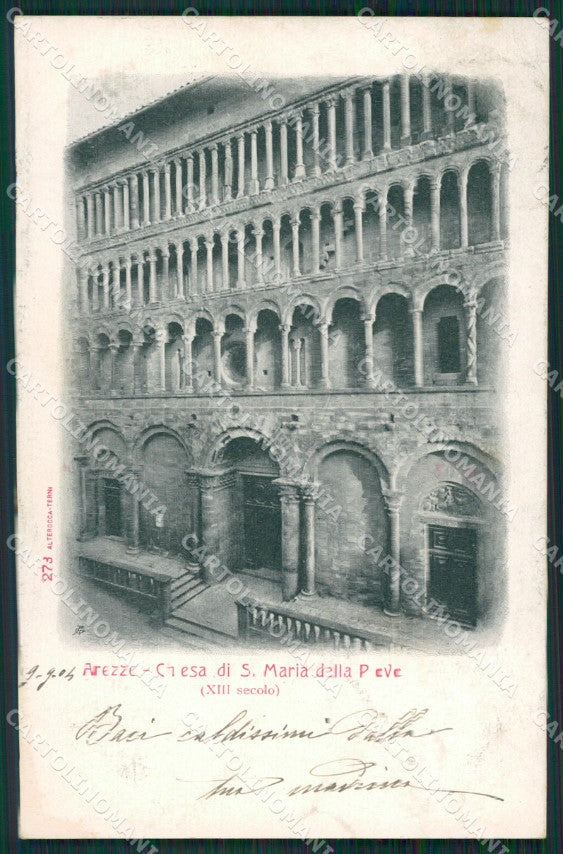 Arezzo Città Alterocca 273 cartolina ZKM9378 – fronte