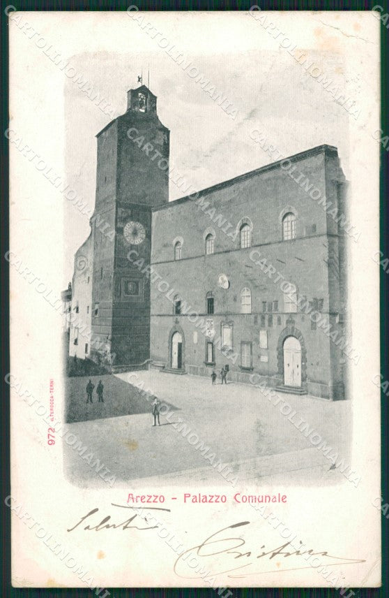 Arezzo Città Alterocca 972 PIEGHINE cartolina ZKM9379 – fronte