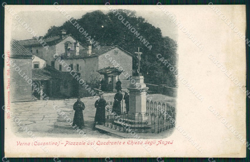 Arezzo Verna ABRASA cartolina ZKM9382 – fronte
