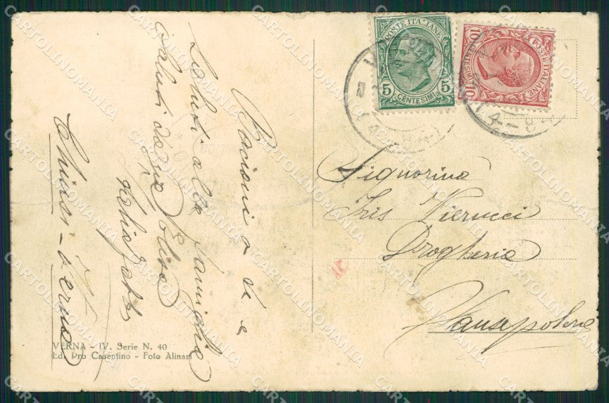 Arezzo Verna Frati cartolina ZKM9387 – retro