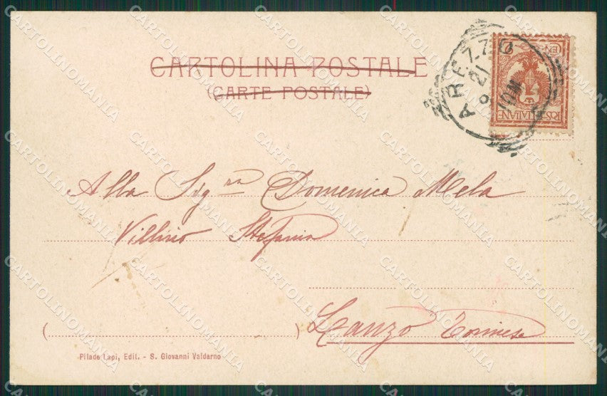 Arezzo Cortona Santa Maria delle Grazie cartolina ZKM9389 – retro