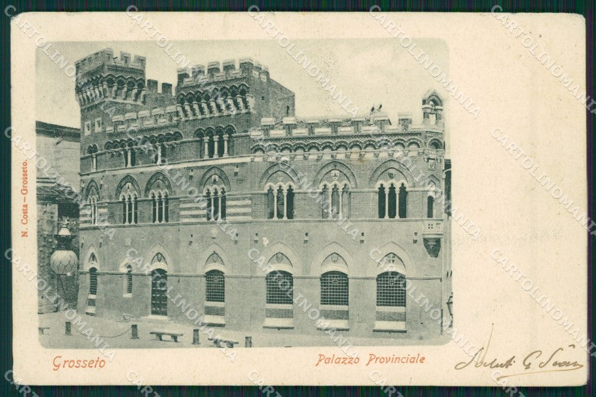 Grosseto Città Palazzo Provincia cartolina ZKM9395 – fronte