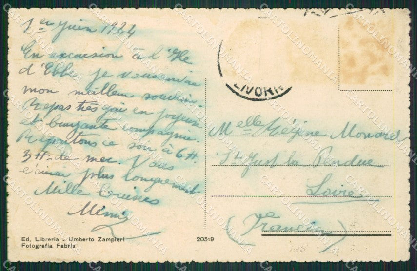 Livorno Portoferraio cartolina ZKM9420 – retro