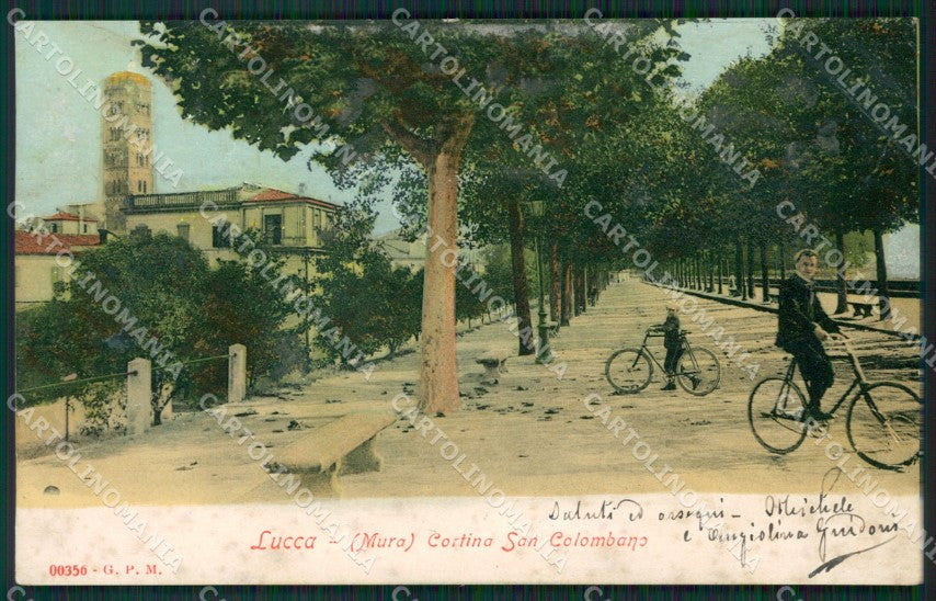 Lucca Città ABRASA cartolina ZKM9434 – fronte