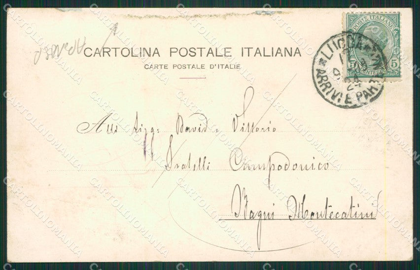 Lucca Città ABRASA cartolina ZKM9434 – retro