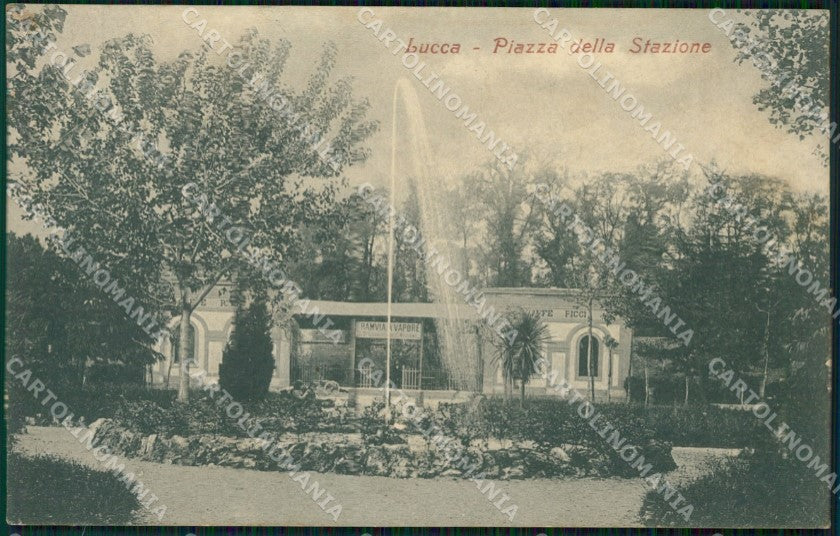 Lucca Città Stazione cartolina ZKM9437 – fronte