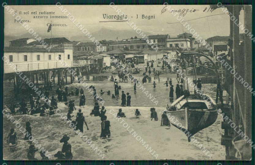Lucca Viareggio cartolina ZKM9457 – fronte