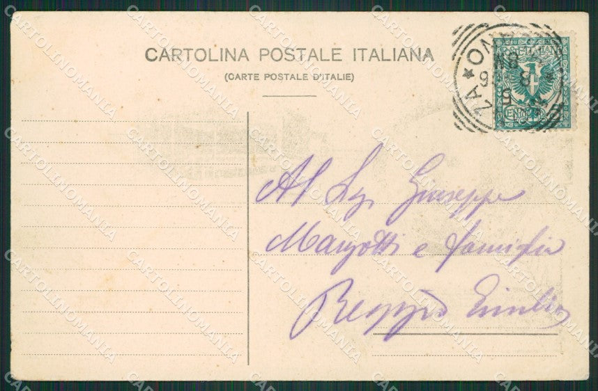 Milano Monza Città Re Umberto I Savoia cartolina ZKM9485 – retro