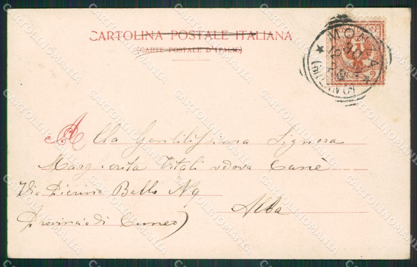 Milano Monza Città Villa Reale cartolina ZKM9486 – retro
