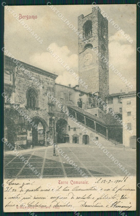 Bergamo Città cartolina ZKM9493 – fronte