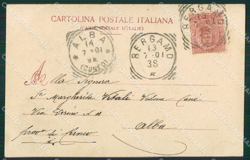 Bergamo Città cartolina ZKM9493 – retro