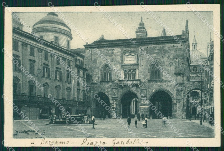 Bergamo Città ABRASA cartolina ZKM9494 – fronte