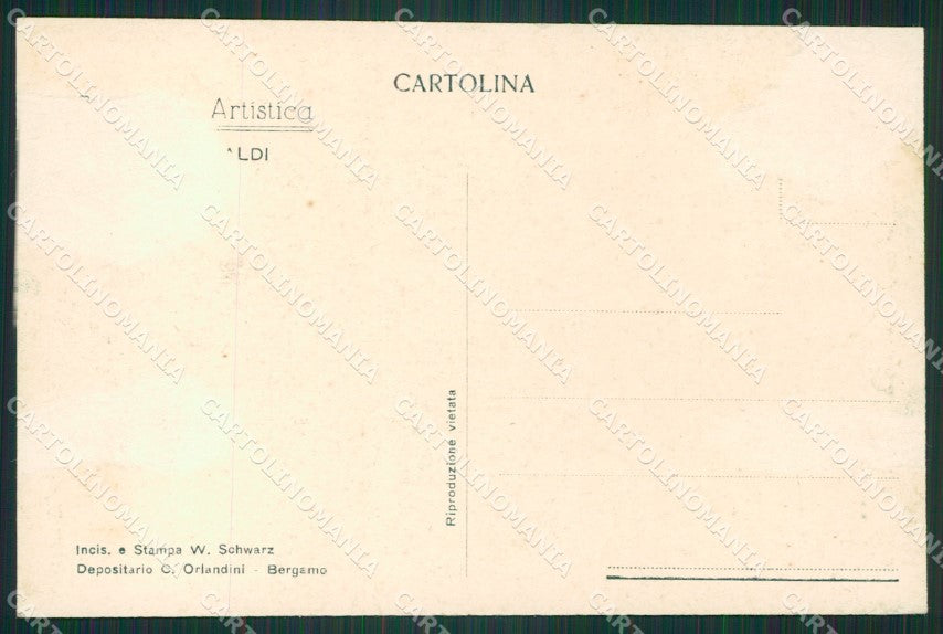 Bergamo Città ABRASA cartolina ZKM9494 – retro
