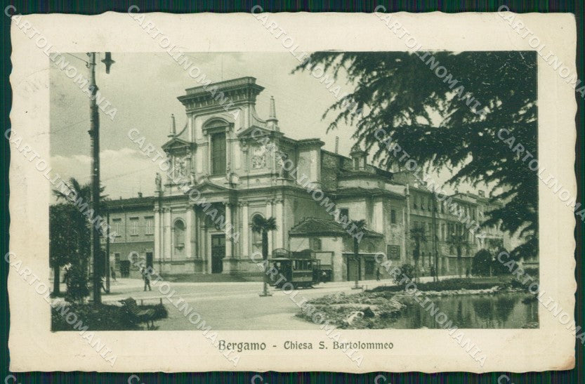 Bergamo Città cartolina ZKM9506 – fronte