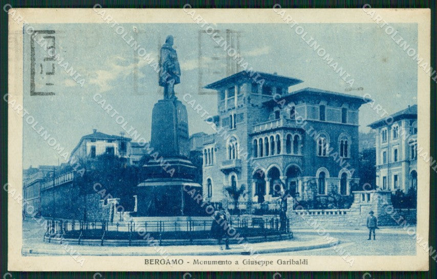 Bergamo Città Garibaldi cartolina ZKM9511 – fronte