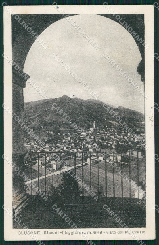 Bergamo Clusone cartolina ZKM9516 – fronte