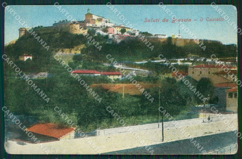 Brescia Città PIEGA cartolina ZKM9527 – fronte