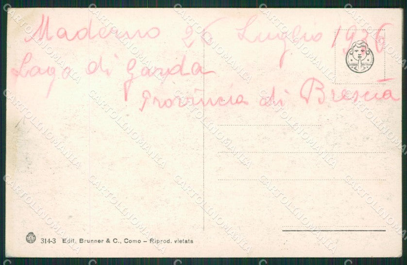 Brescia Maderno cartolina ZKM9546 – retro