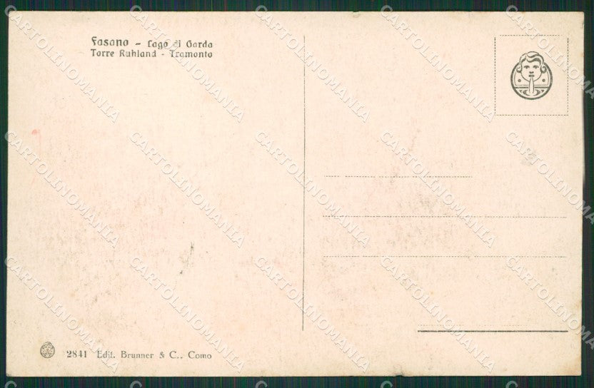 Brescia Gardone Riviera Fasano cartolina ZKM9548 – retro