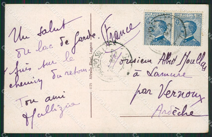 Brescia Desenzano Faro cartolina ZKM9556 – retro