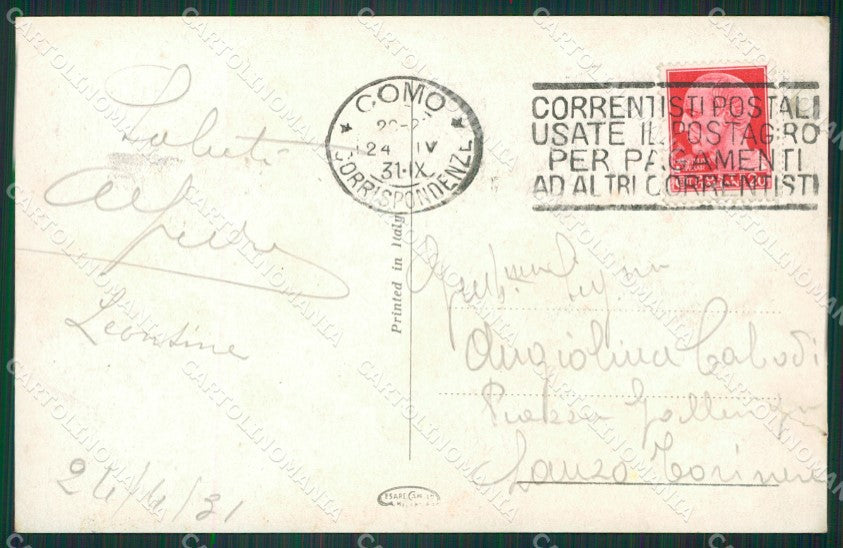 Como Città cartolina ZKM9600 – retro