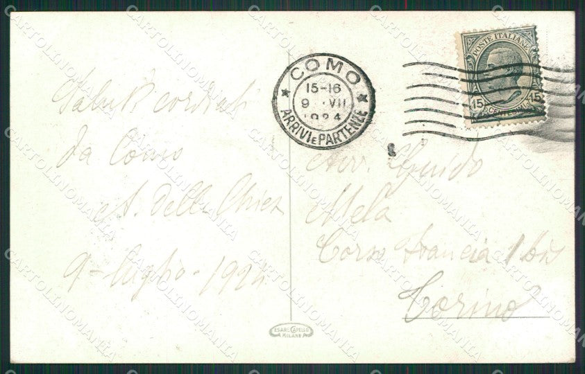 Como Città cartolina ZKM9601 – retro