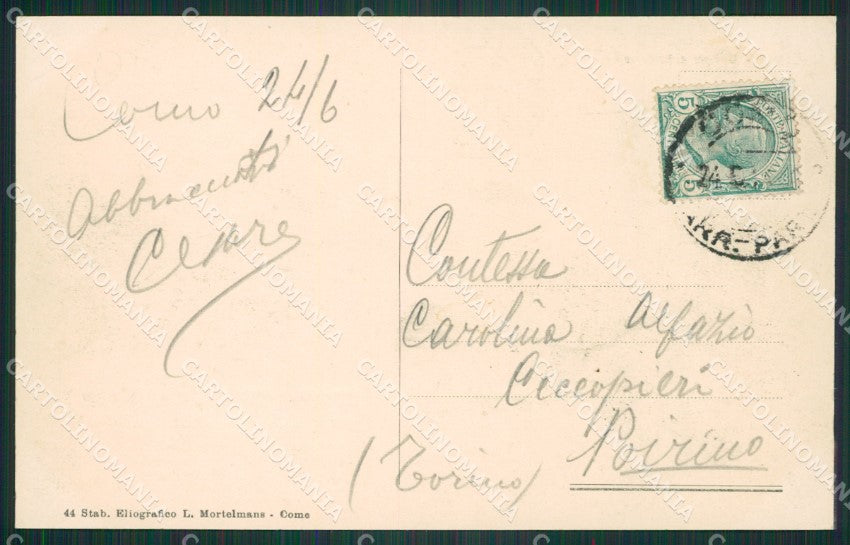 Como Città cartolina ZKM9603 – retro