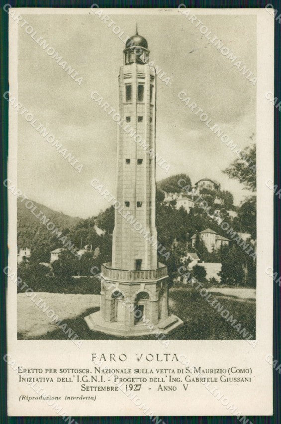 Como Città Volta cartolina ZKM9620 – fronte