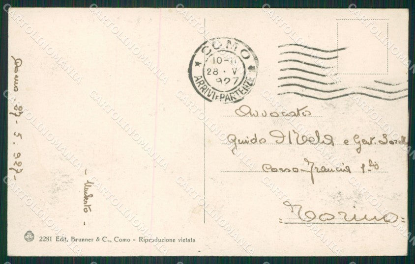 Como Bignanico cartolina ZKM9621 – retro