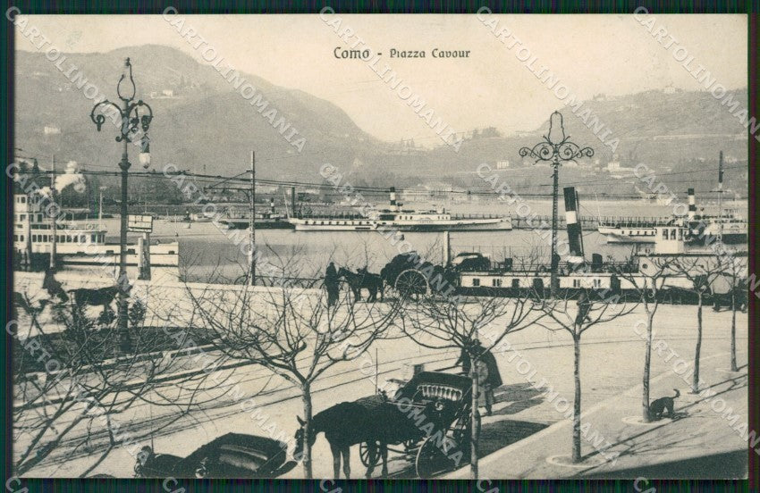 Como Città Battello Carrozze cartolina ZKM9623 – fronte