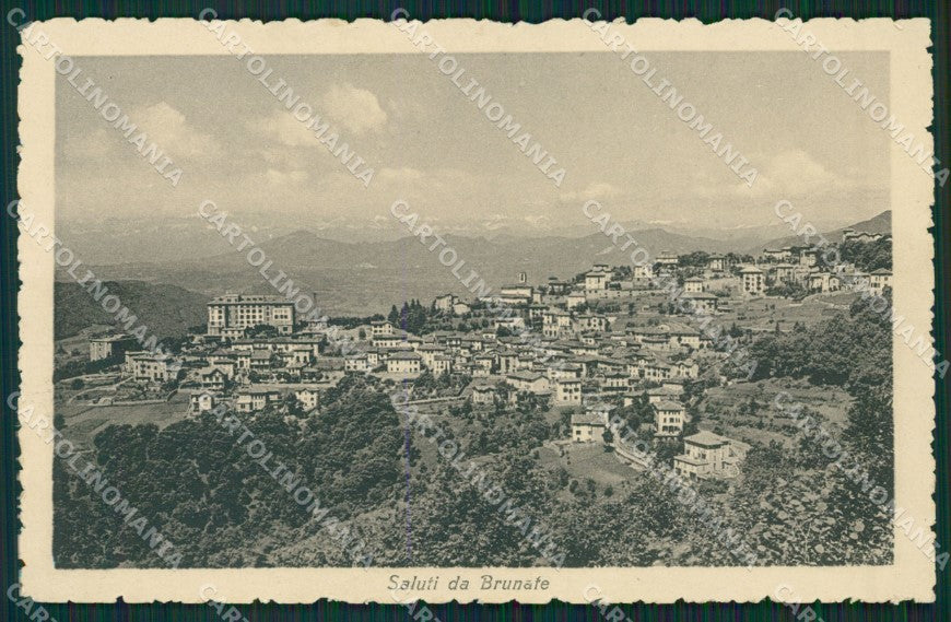 Como Brunate cartolina ZKM9630 – fronte