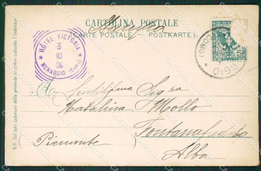 Como Menaggio cartolina ZKM9633 – retro
