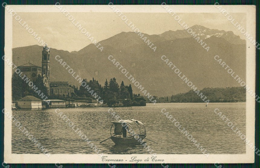 Como Tremezzo Barca cartolina ZKM9639 – fronte