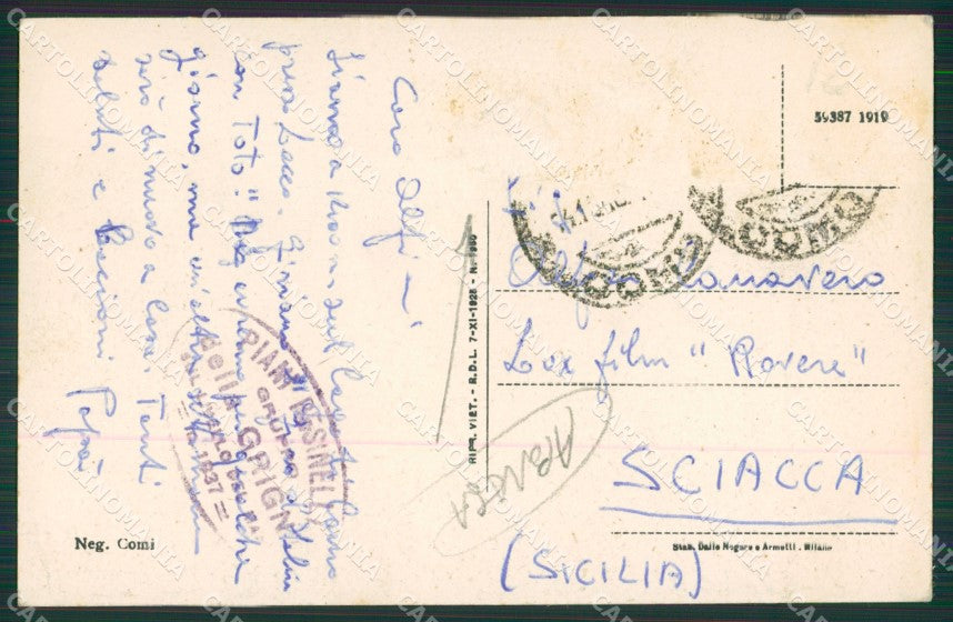 Lecco Piani Resinelli ABRASA cartolina ZKM9640 – retro