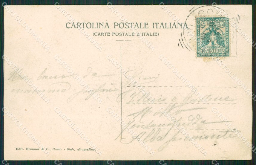 Como Cernobbio cartolina ZKM9645 – retro