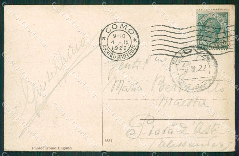 Como Menaggio cartolina ZKM9653 – retro