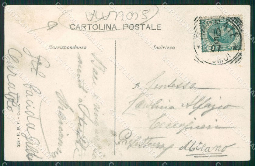 Como Brunate SCOLLATA cartolina ZKM9655 – retro