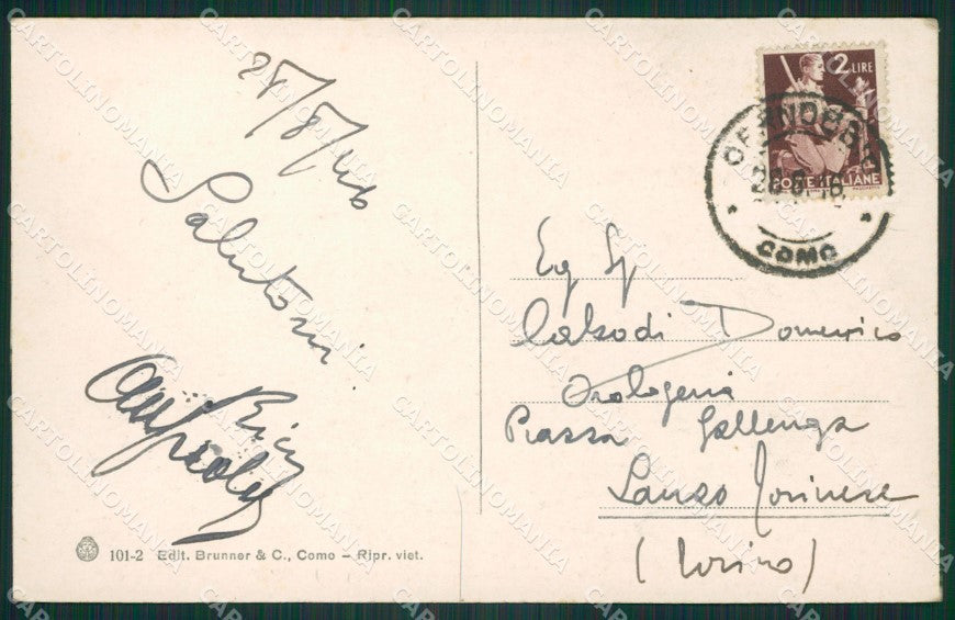 Como Cernobbio Villa D'Este cartolina ZKM9660 – retro