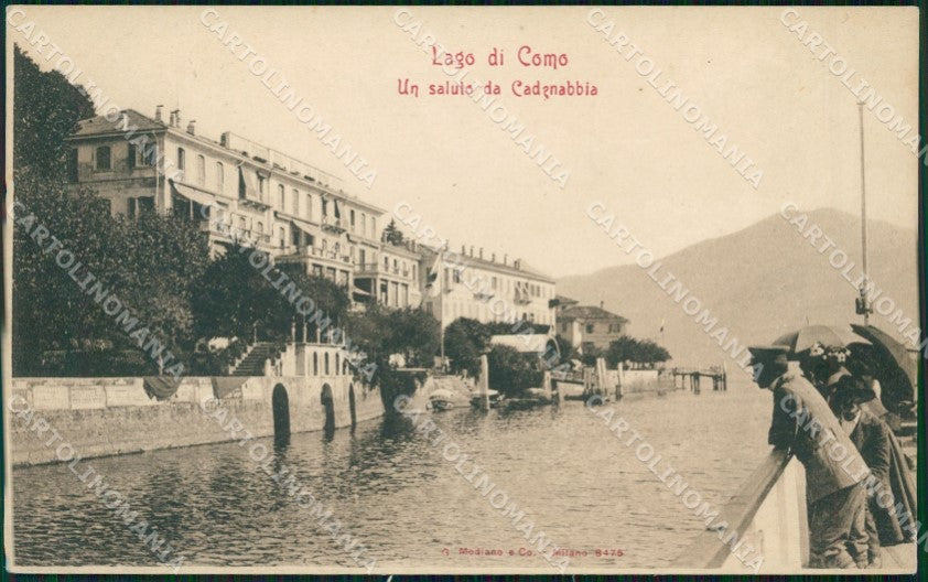 Como Griante Cadenabbia cartolina ZKM9667 – fronte