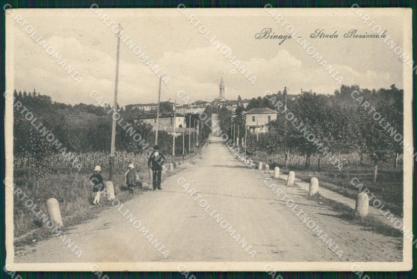 Como Binago PIEGHINA cartolina ZKM9670 – fronte